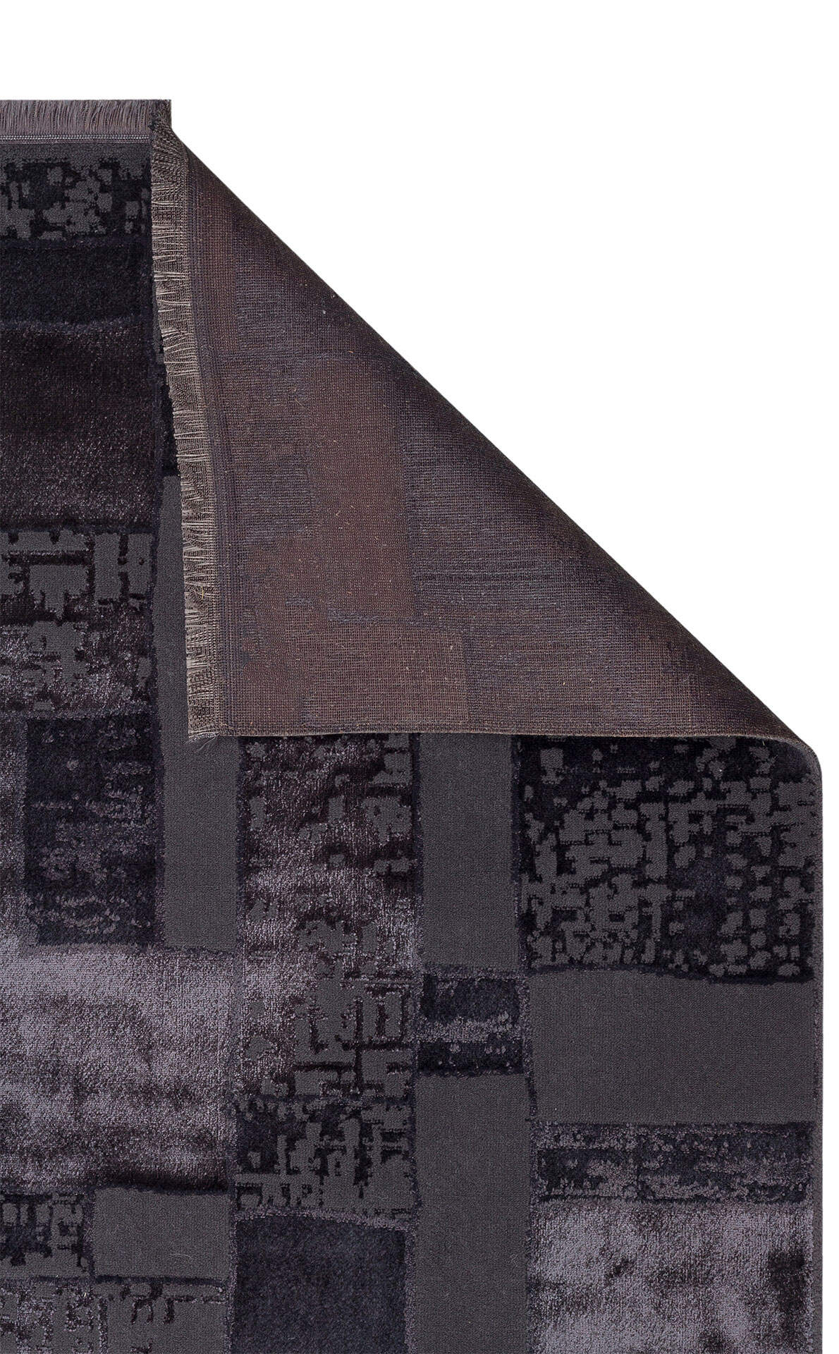 TOR 04 ANTRASIT - TORINO - Sık Dokuma Dökümlü Yere Oturan Hav Toz Vermez Yıkanabilir Kaymaz Tabanlı Modern Halı